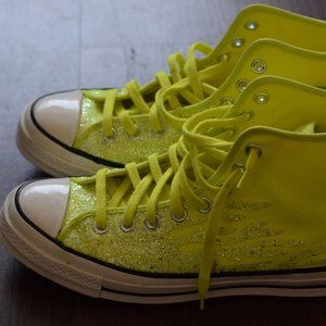 Converse Chuck 70 Hi Glitter Shine Lemon Venom